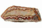 Polished Banded Agate Nodule Pair - Morocco #187158-1